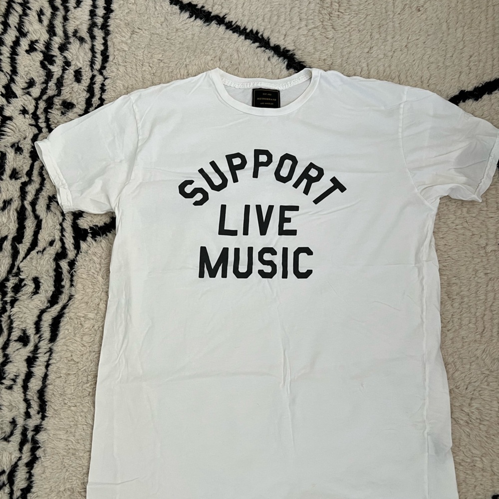 Retro Brand Original Support Live Music Vintage Tee Anthropologie